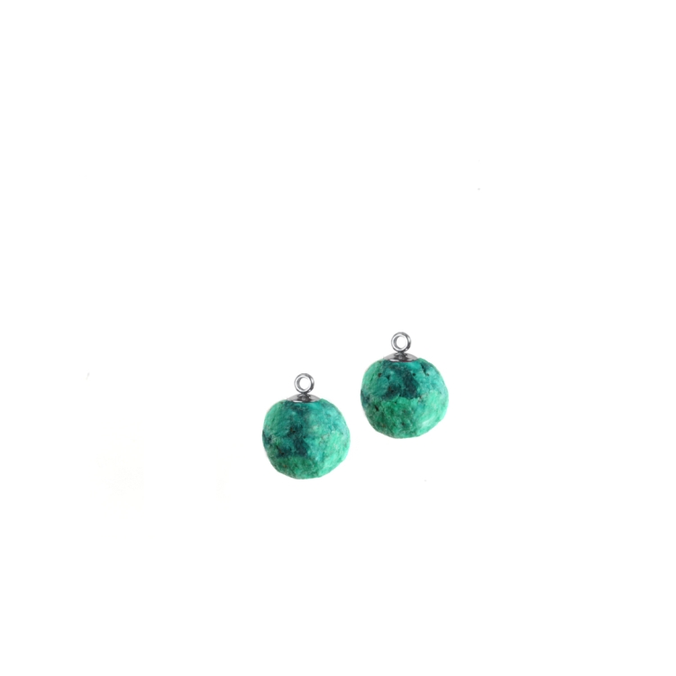 Pair of earring pendants - CAMBIO bead 10mm